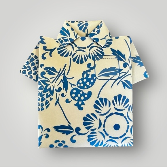 Hawaiian Airlines Salt & Pepper ORIGAMI Aloha Shirt Collectible Souvenir New - Picture 6 of 16